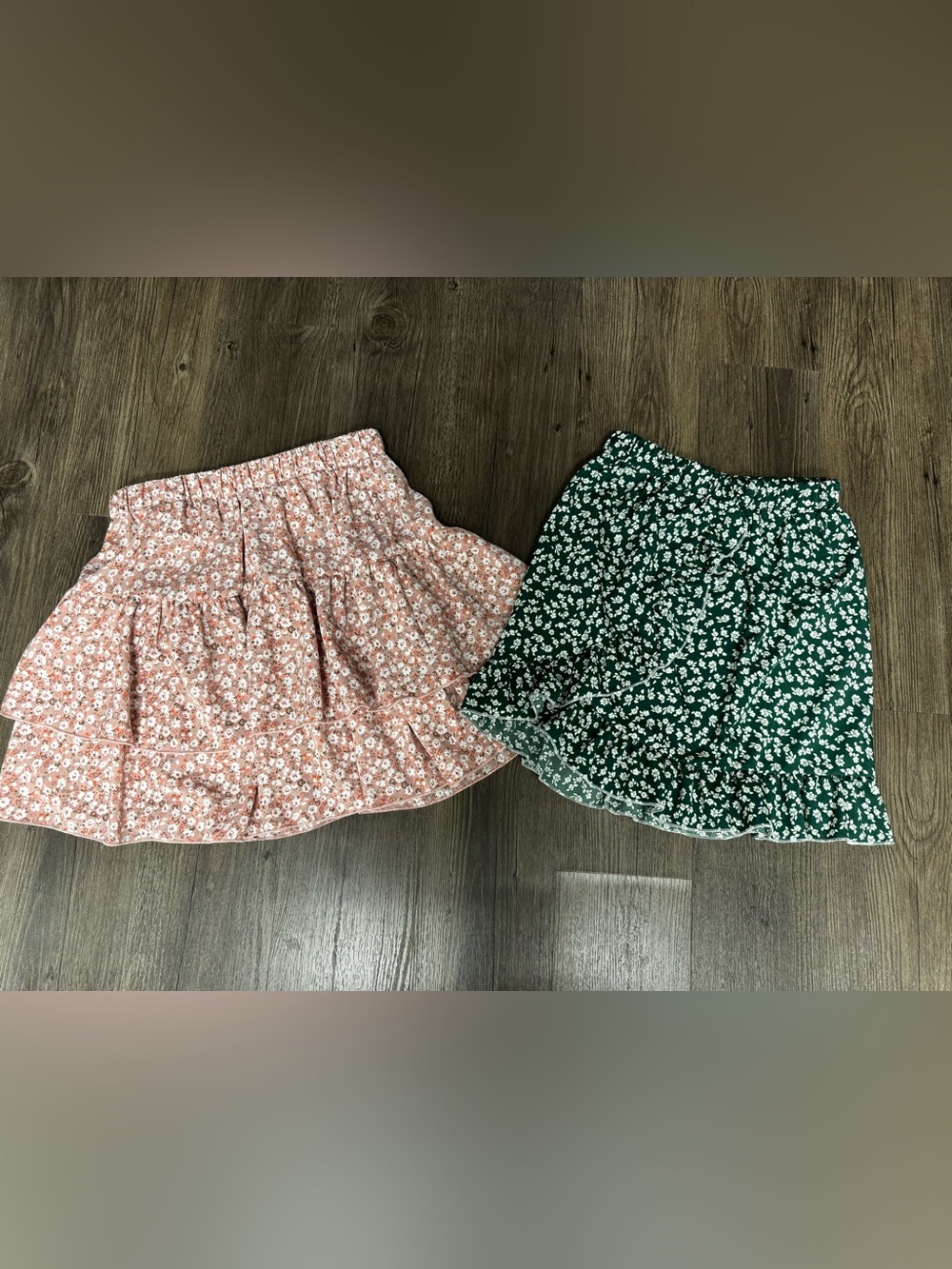 New Girls flowy floral skirts